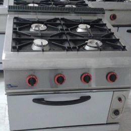cocina de 4 fuegos de hornos